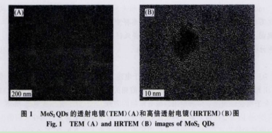 L-半胱氨酸功能化MoS2熒光量子點(diǎn)