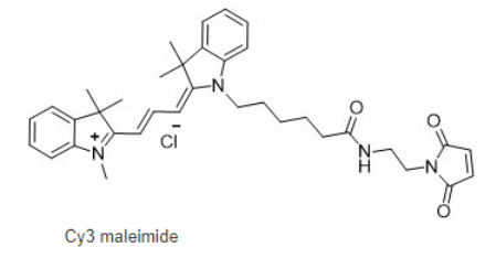 Cy3-馬來酰亞胺,Cy3 maleimide,cas:1838643-41-6