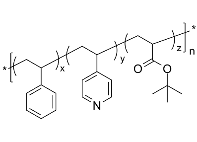 聚苯乙烯共(4-乙烯基吡啶)共丙烯酸叔丁酯