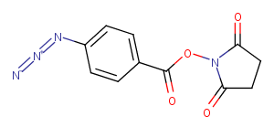 N3-Ph-NHS ester Chemical Structure