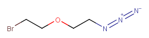 Bromo-PEG1-C2-azide Chemical Structure