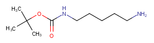 NH2-C5-NH-Boc Chemical Structure