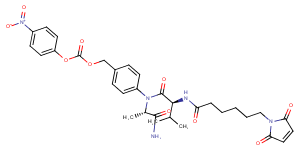 MC-Val-Ala-PAB-PNP Chemical Structure