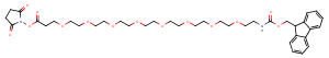 1334170-03-4 Fmoc-NH-PEG8-NHS ester Chemical Structure