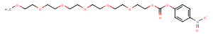 m-PEG7-4-nitrophenyl carbonate Chemical Structure