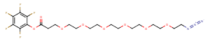 Azido-PEG6-PFP ester Chemical Structure