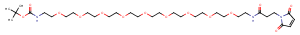 Mal-amido-PEG9-NH-Boc Chemical Structure