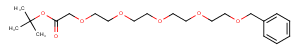 BnO-PEG4-Boc Chemical Structure