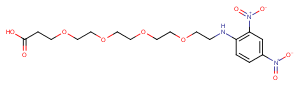 DNP-PEG4-acid Chemical Structure