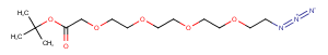 Azido-PEG4-CH2-Boc Chemical Structure