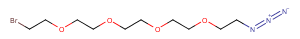 Bromo-PEG4-azide Chemical Structure
