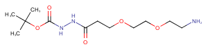 Amino-PEG2-C2-hydrazide-Boc Chemical Structure