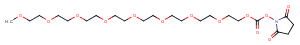 m-PEG8-succinimidyl carbonate Chemical Structure