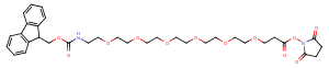 Fmoc-PEG6-NHS ester Chemical Structure