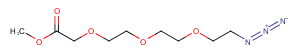 Azido-PEG3-CH2CO2Me Chemical Structure