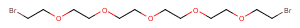 Bromo-PEG5-bromide Chemical Structure