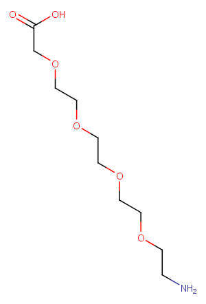 Amino-PEG4-CH2COOH Chemical Structure