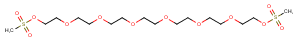 Ms-PEG7-Ms Chemical Structure