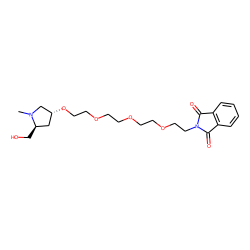 Phthalimide-PEG4-MPDM-OH Chemical Structure
