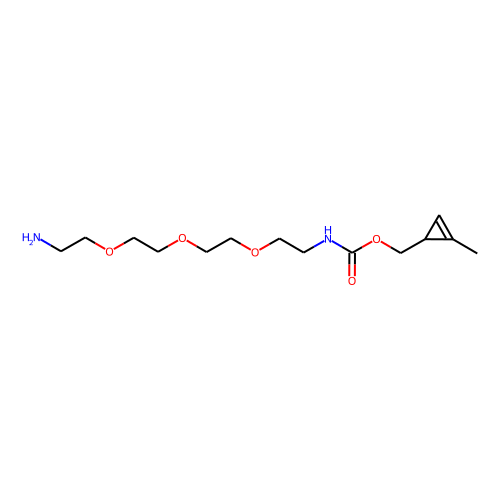 Methylcyclopropene-PEG3-amine Chemical Structure