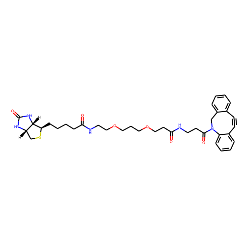 DBCO-NHCO-PEG2-Biotin Chemical Structure