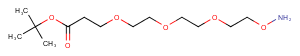 Aminooxy-PEG3-C2-Boc Chemical Structure