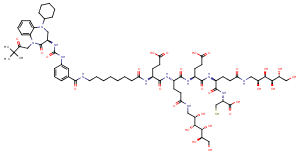 CCK2R Ligand-Linker Conjugates 1 Chemical Structure