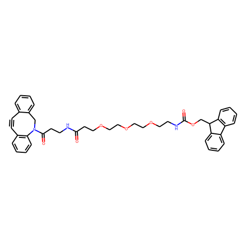 DBCO-NHCO-PEG3-Fmoc Chemical Structure