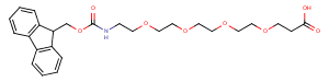 Fmoc-NH-PEG4-CH2CH2COOH Chemical Structure