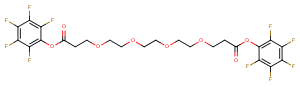 Bis-PEG4-PFP ester Chemical Structure