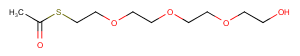S-acetyl-PEG4-alcohol Chemical Structure