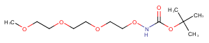 m-PEG3-aminooxy-Boc Chemical Structure