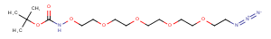 Boc-Aminooxy-PEG4-azide Chemical Structure