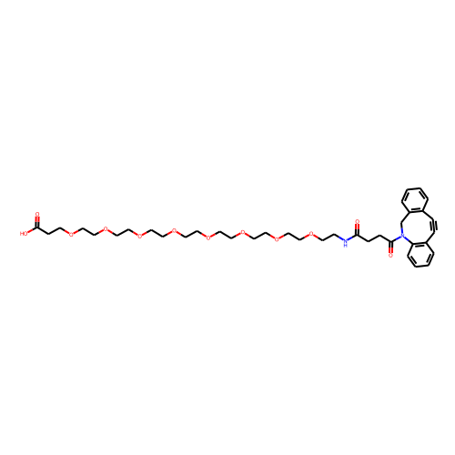 DBCO-PEG8-acid Chemical Structure