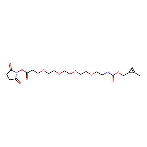 Methylcyclopropene-PEG4-NHS Chemical Structure