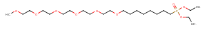 m-PEG6-C6-phosphonic acid ethyl ester Chemical Structure