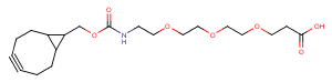 endo-BCN-PEG3-acid Chemical Structure