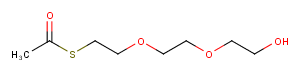S-acetyl-PEG3-alcohol Chemical Structure