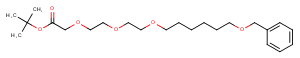 Boc-C1-PEG3-C4-OBn Chemical Structure