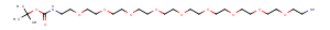 Boc-amido-PEG9-amine Chemical Structure