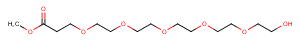 Hydroxy-PEG5-C2-methyl ester Chemical Structure