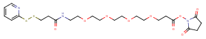 SPDP-PEG4-NHS ester Chemical Structure