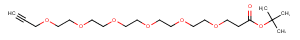 Propargyl-PEG6-Boc Chemical Structure