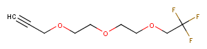 1,1,1-Trifluoroethyl-PEG2-propargyl Chemical Structure