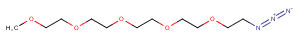 m-PEG5-azide Chemical Structure