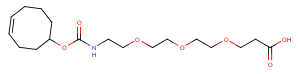 TCO-PEG3-acid Chemical Structure