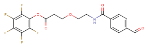 Ald-Ph-amido-PEG1-C2-Pfp ester Chemical Structure