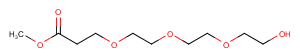 Hydroxy-PEG3-C2-methyl ester Chemical Structure