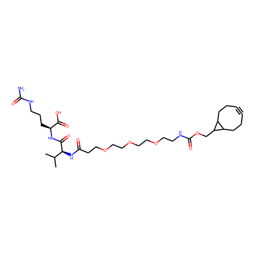 BCN-PEG3-Val-Cit Chemical Structure