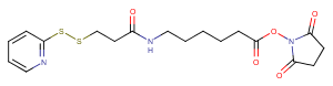 SPDP-C6-NHS ester Chemical Structure